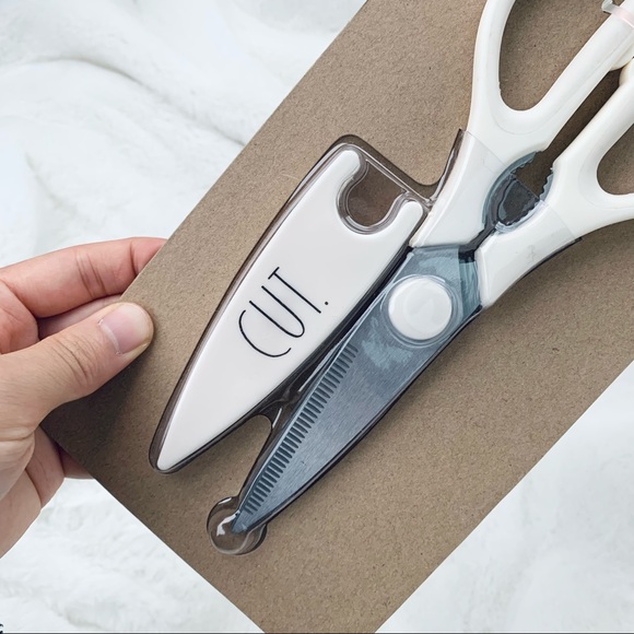 Rae Dunn | Stainless Steel Scissors with Cover | Brand New - Picture 3 of 6